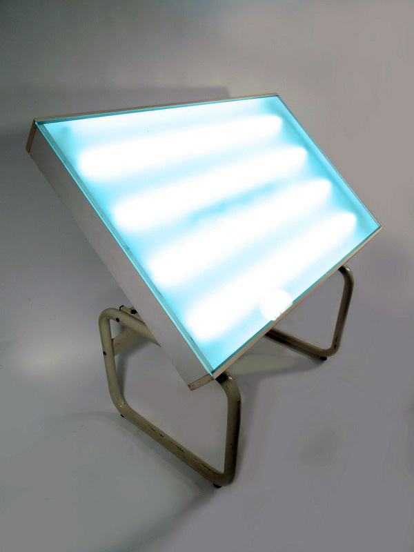 mesa dibujo transparencias (68eu.) 1u